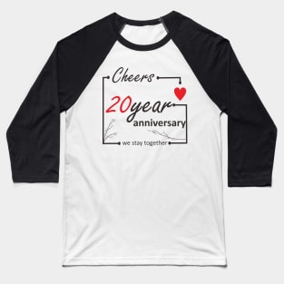 20 Year Anniversary Baseball T-Shirt